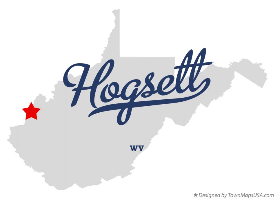 Map of Hogsett West Virginia WV