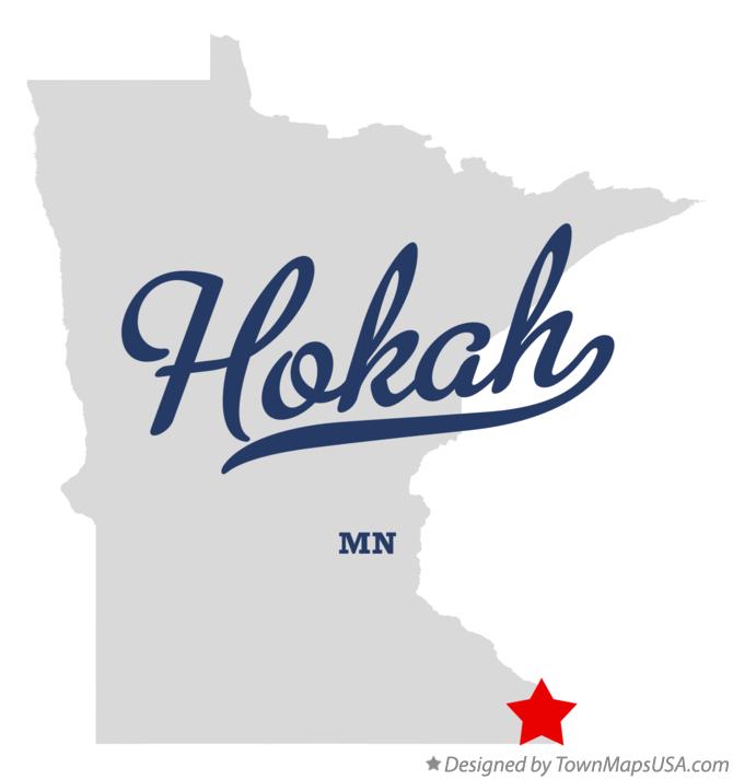 Map of Hokah Minnesota MN