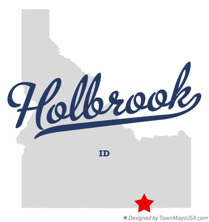 Map of Holbrook Idaho ID