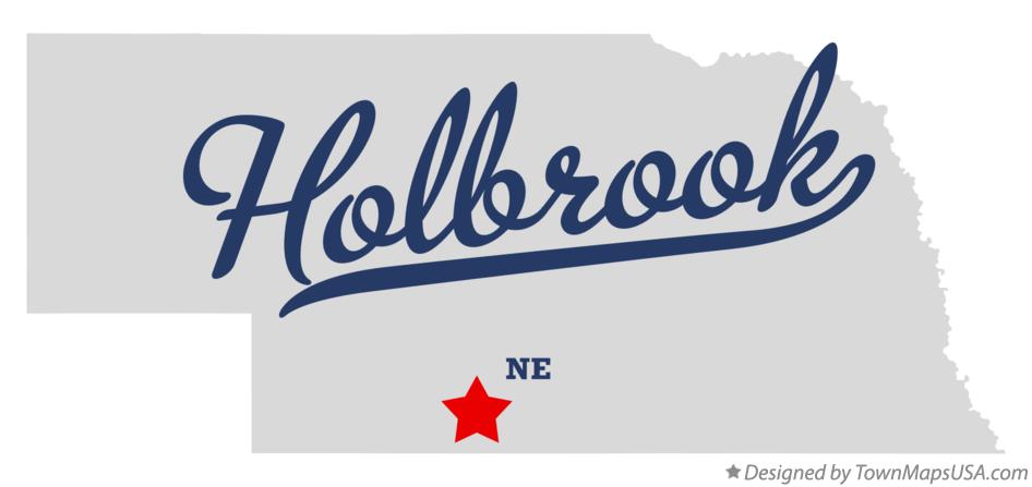 Map of Holbrook Nebraska NE