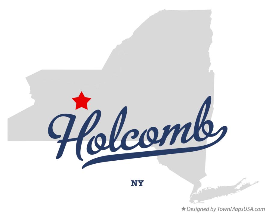 Map of Holcomb New York NY