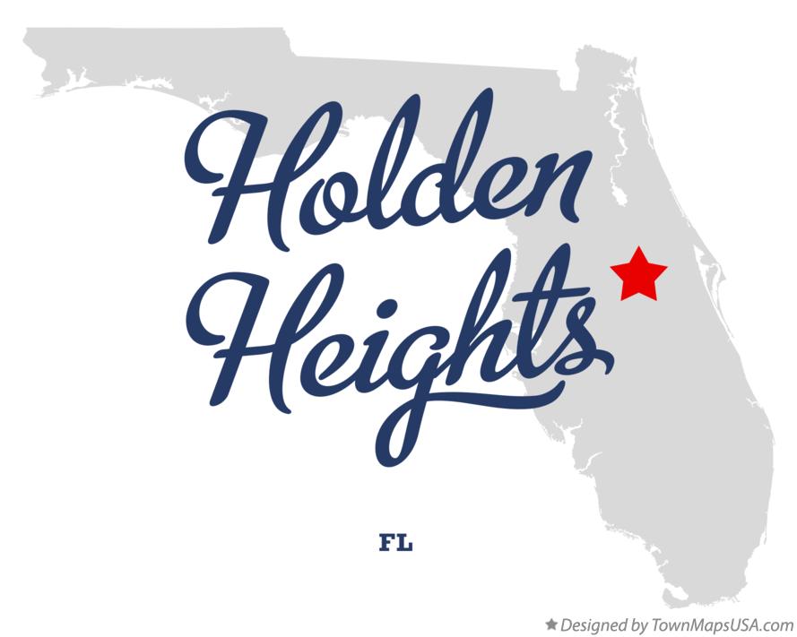 Map of Holden Heights Florida FL
