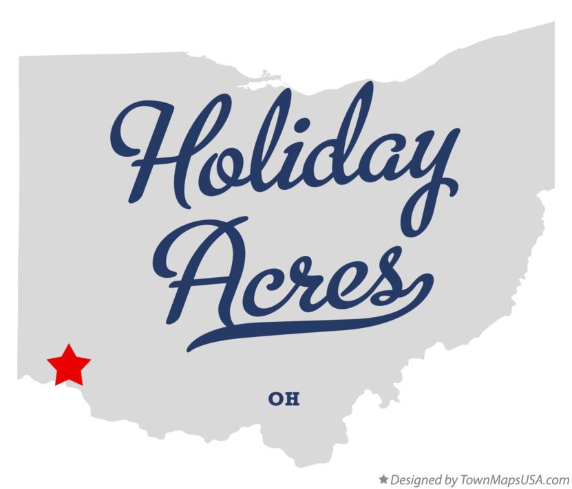Map of Holiday Acres Ohio OH