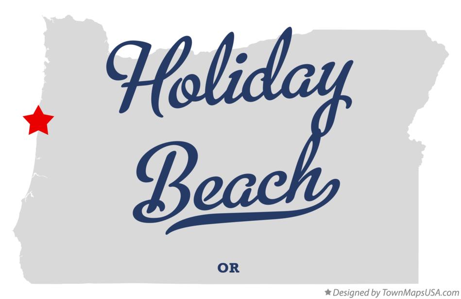 Map of Holiday Beach Oregon OR