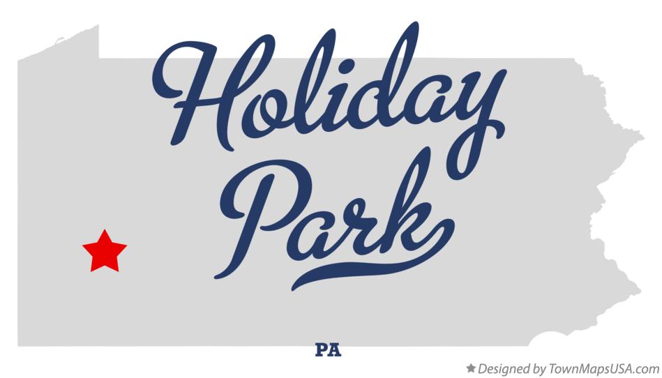 Map of Holiday Park Pennsylvania PA