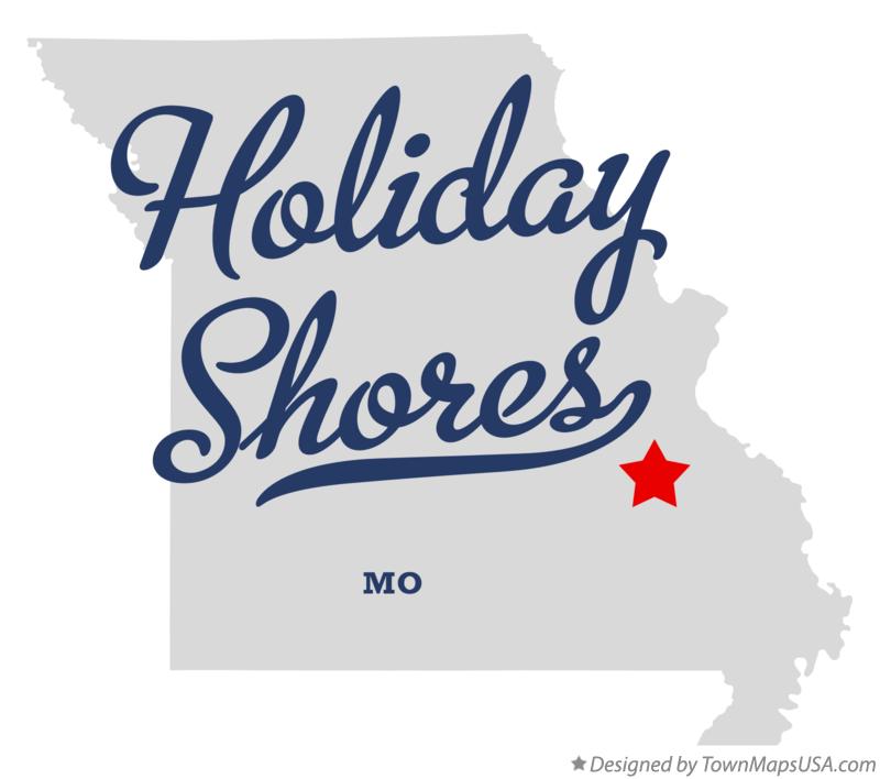 Map of Holiday Shores Missouri MO