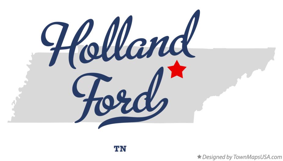Map of Holland Ford Tennessee TN