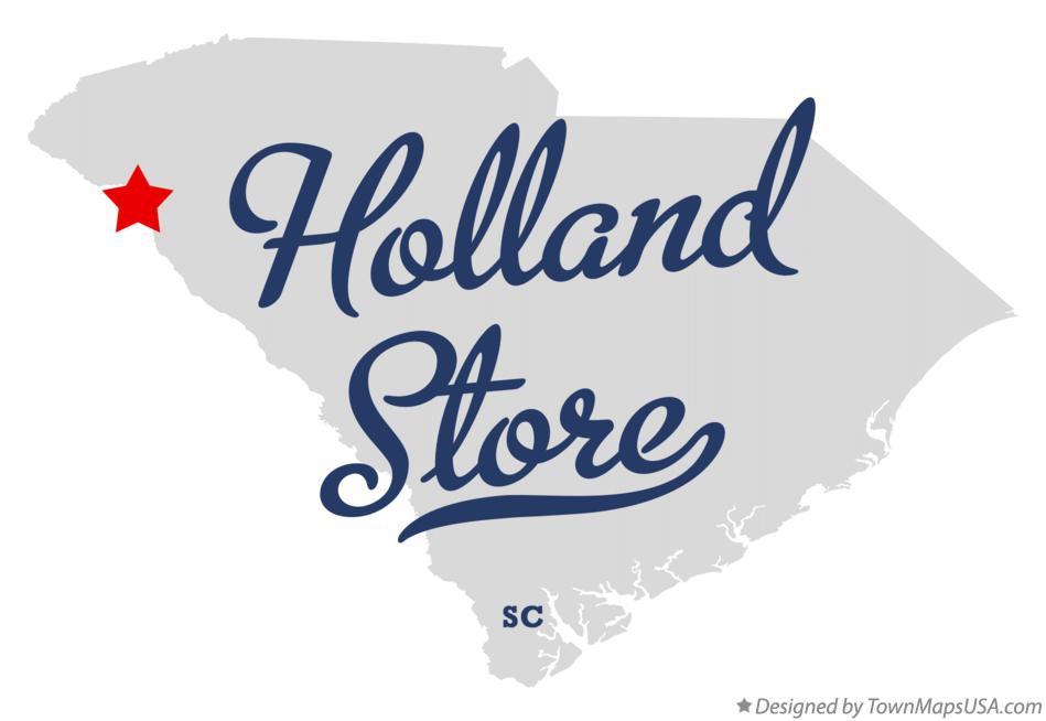 Map of Holland Store South Carolina SC