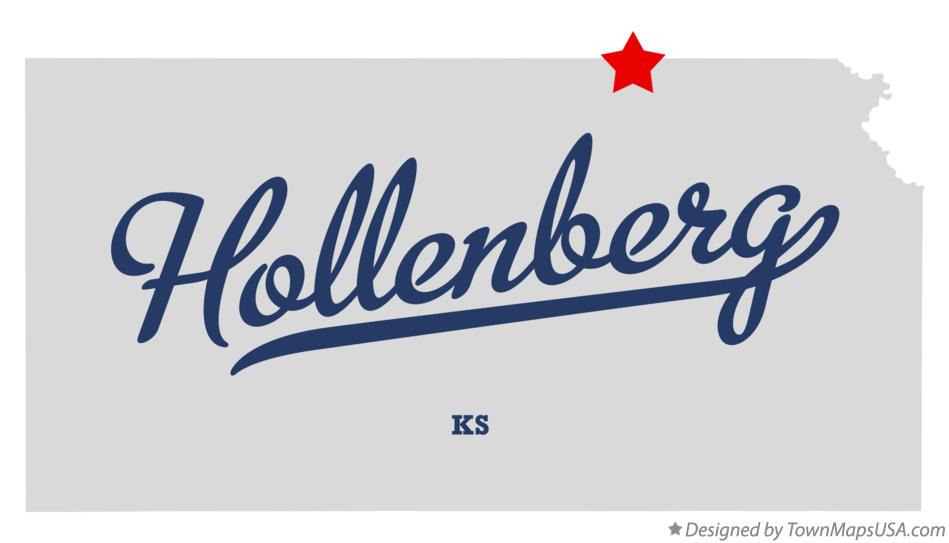 Map of Hollenberg Kansas KS