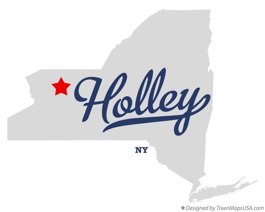 Map of Holley New York NY