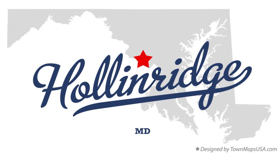 Map of Hollinridge Maryland MD