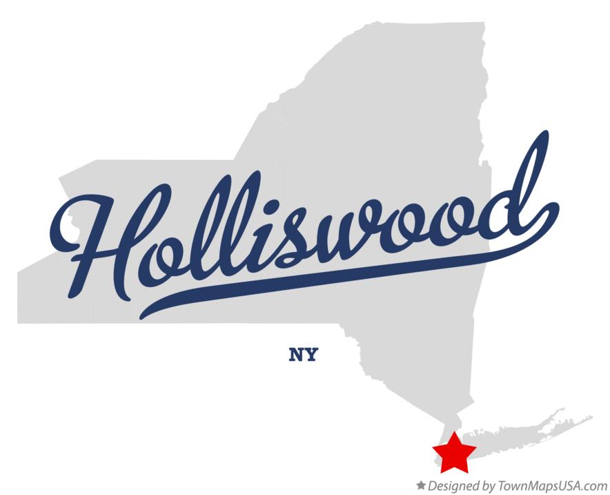 Map of Holliswood New York NY
