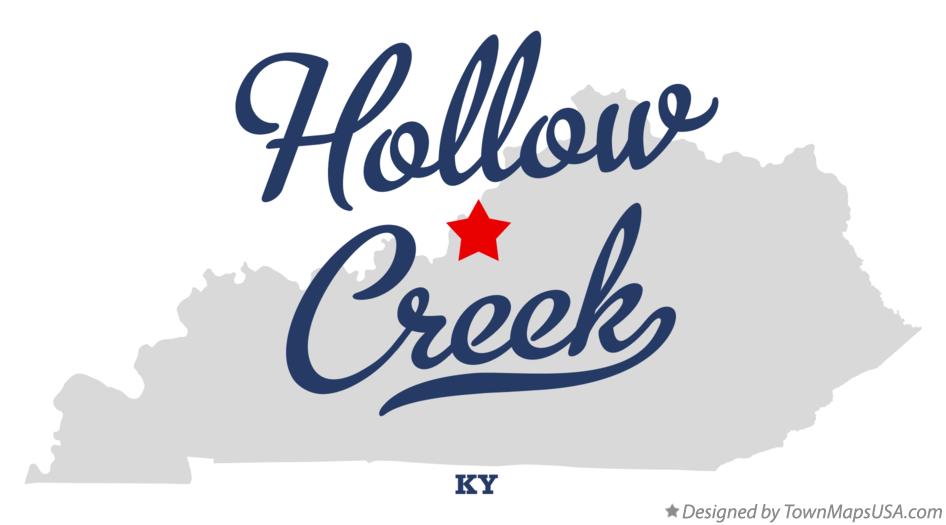 Map of Hollow Creek Kentucky KY