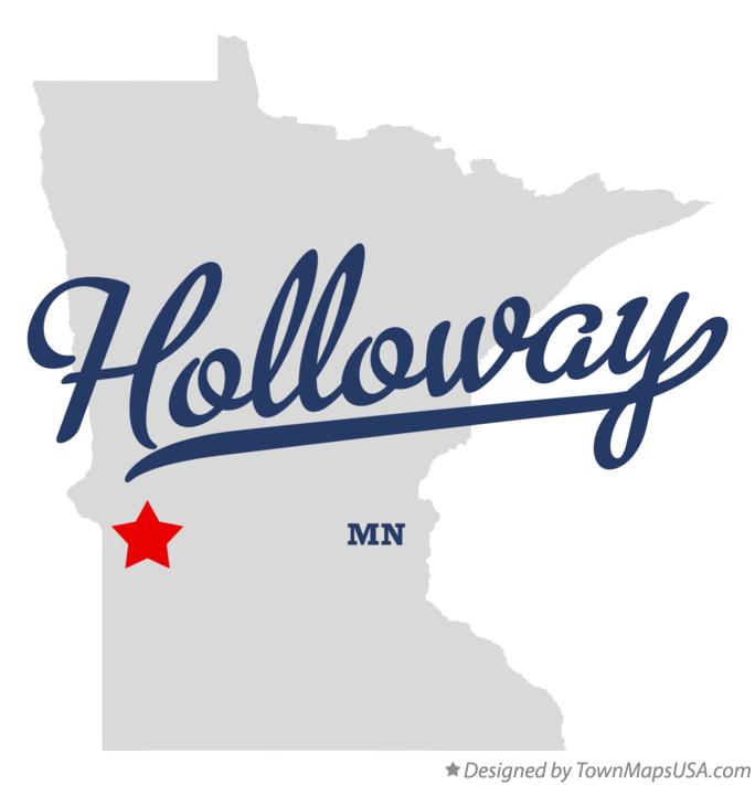 Map of Holloway Minnesota MN
