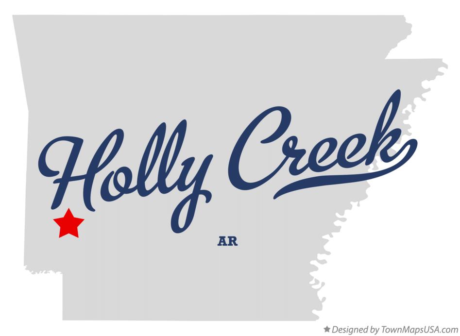 Map of Holly Creek Arkansas AR