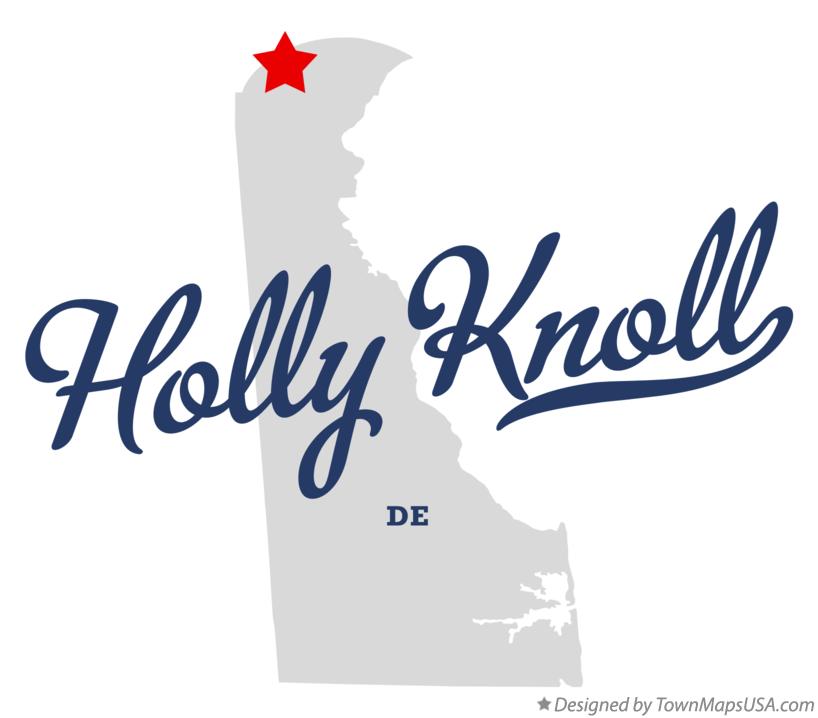 Map of Holly Knoll Delaware DE