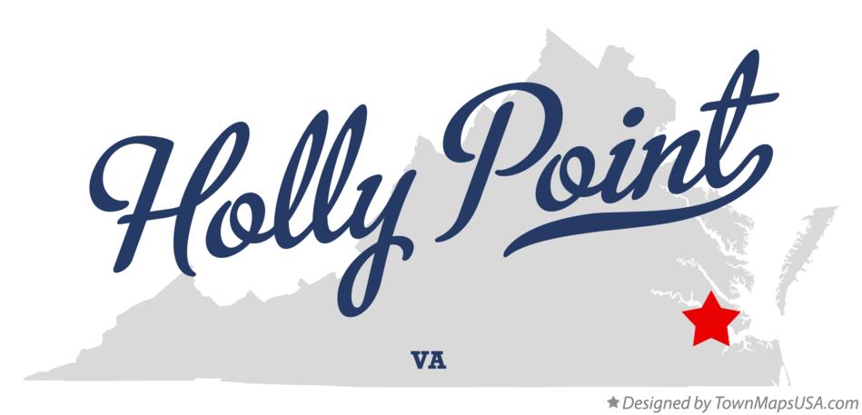 Map of Holly Point Virginia VA
