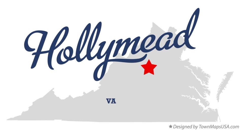 Map of Hollymead Virginia VA