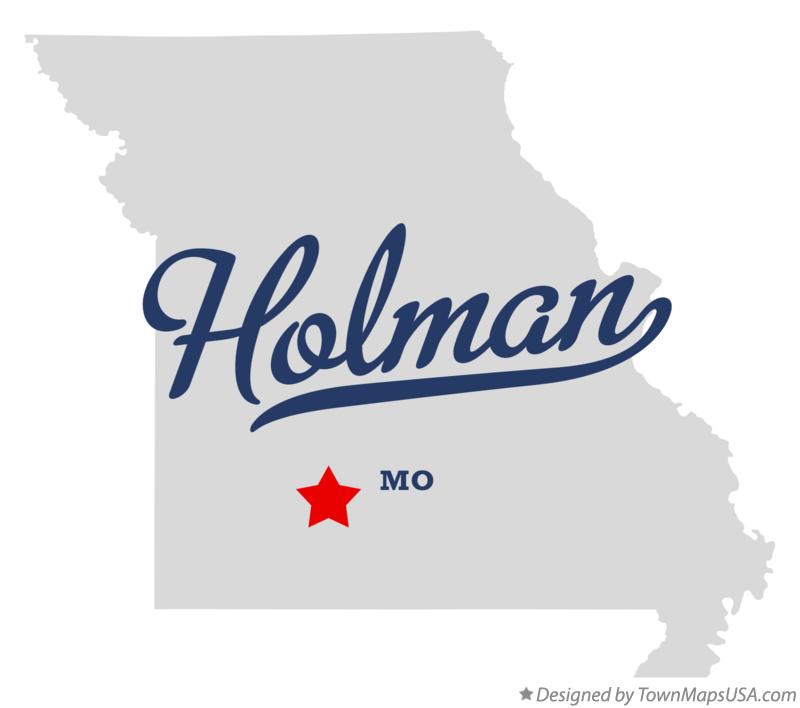 Map of Holman Missouri MO