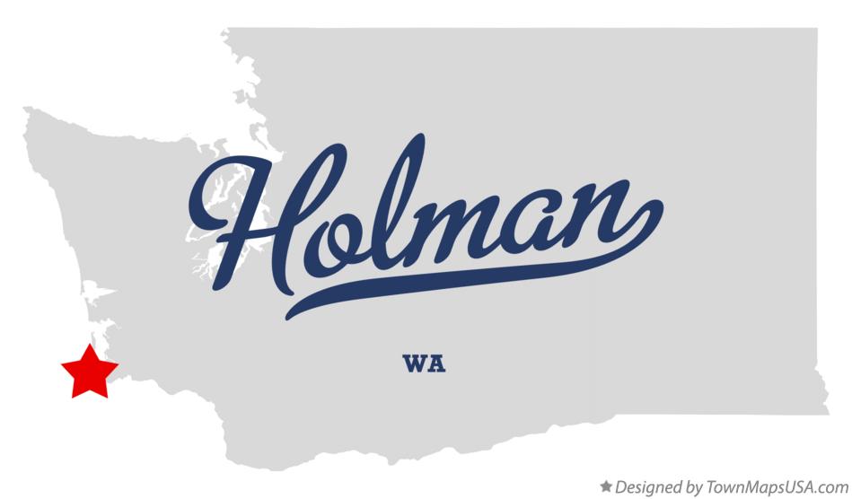 Map of Holman Washington WA