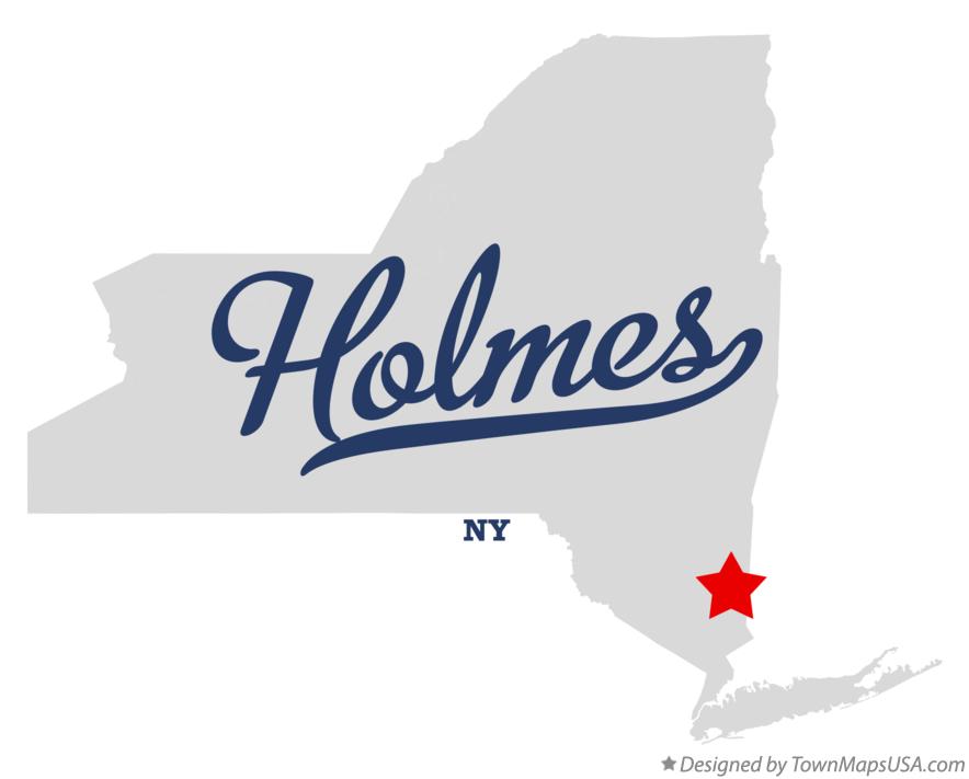 Map of Holmes New York NY