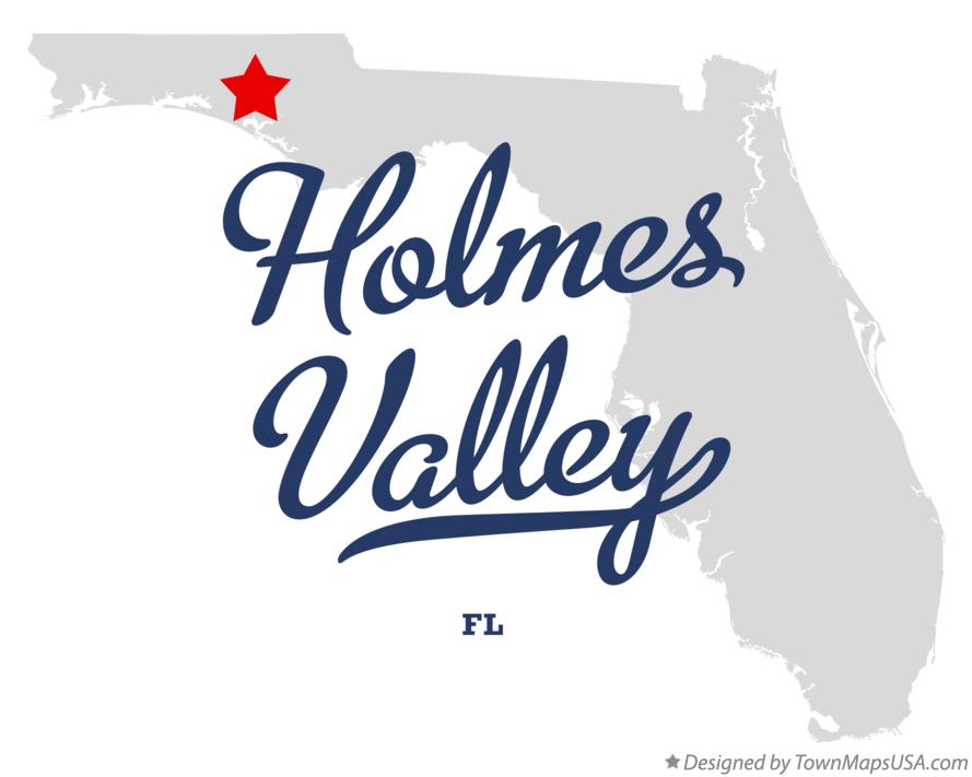 Map of Holmes Valley Florida FL
