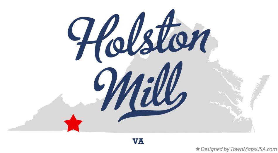 Map of Holston Mill Virginia VA