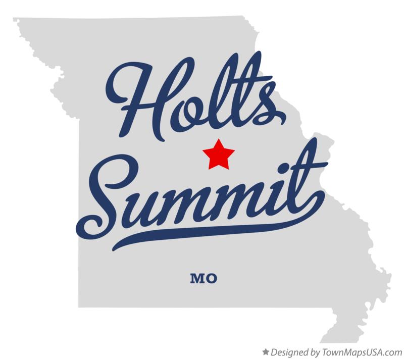 Map of Holts Summit Missouri MO