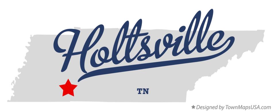 Map of Holtsville Tennessee TN