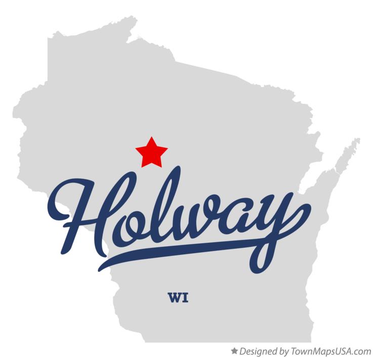 Map of Holway Wisconsin WI