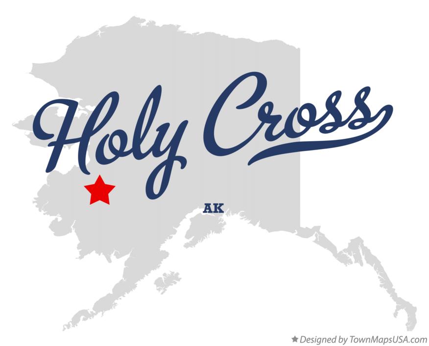 Map of Holy Cross Alaska AK