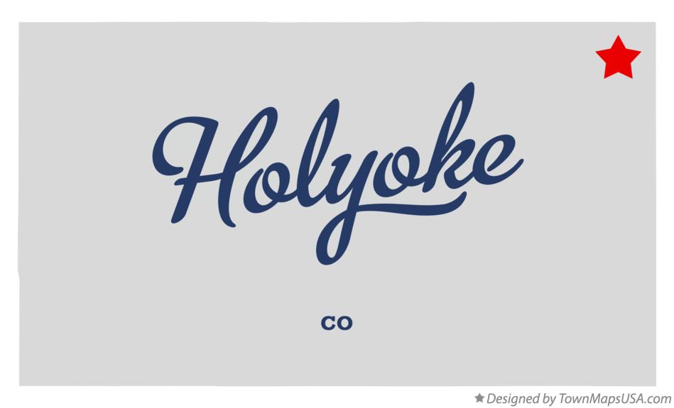 Map of Holyoke Colorado CO