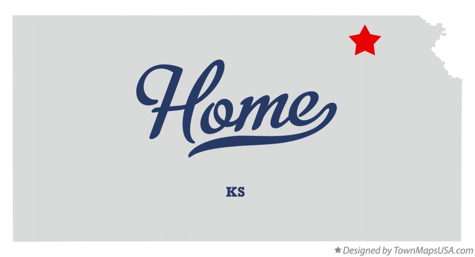 Map of Home Kansas KS