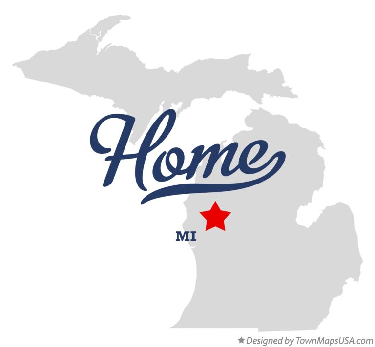 Map of Home Michigan MI