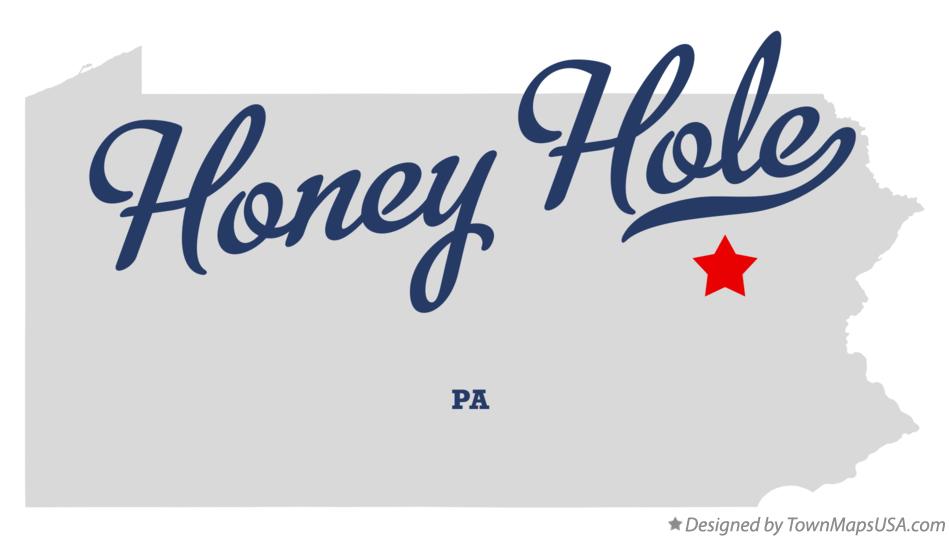 Map of Honey Hole Pennsylvania PA