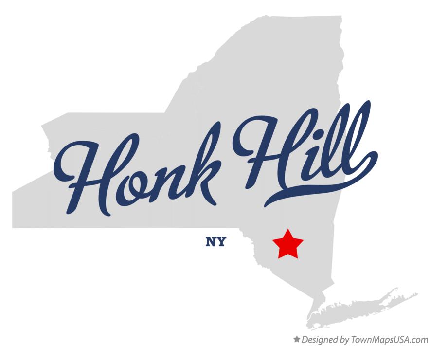 Map of Honk Hill New York NY