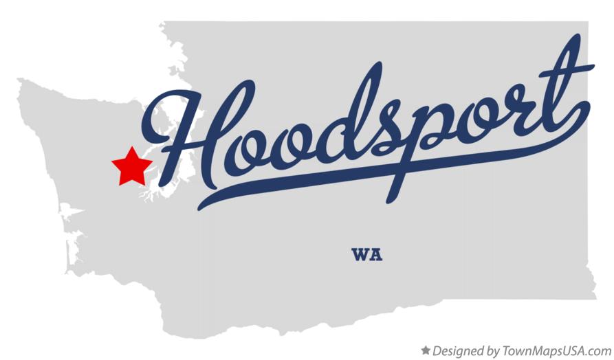 Map of Hoodsport Washington WA