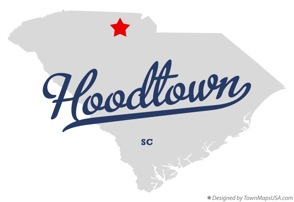 Map of Hoodtown South Carolina SC