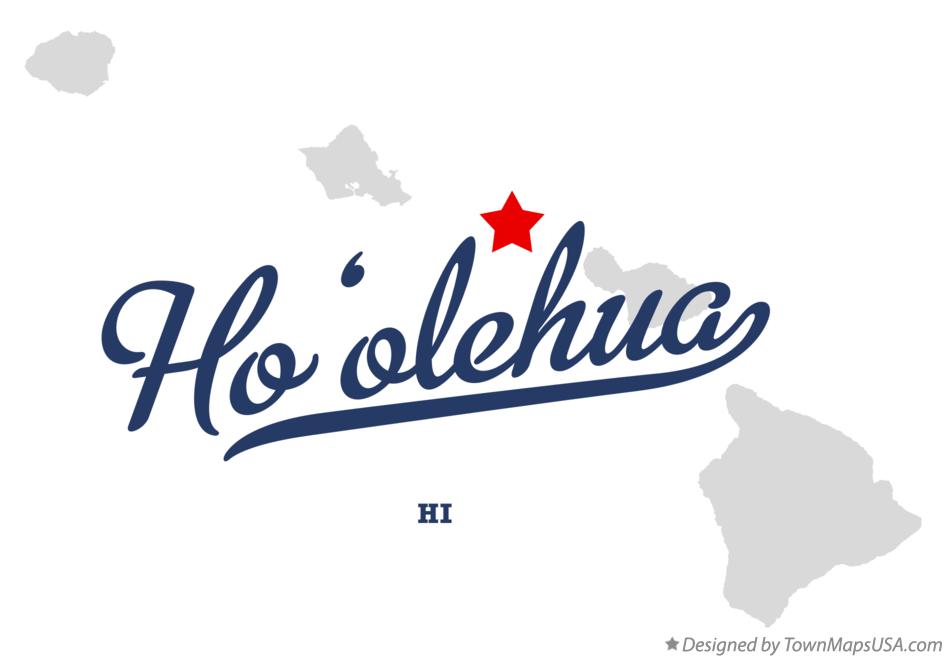Map of Ho‘olehua Hawaii HI