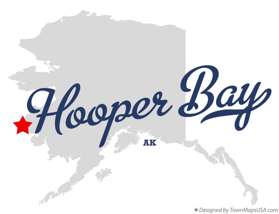 Map of Hooper Bay Alaska AK