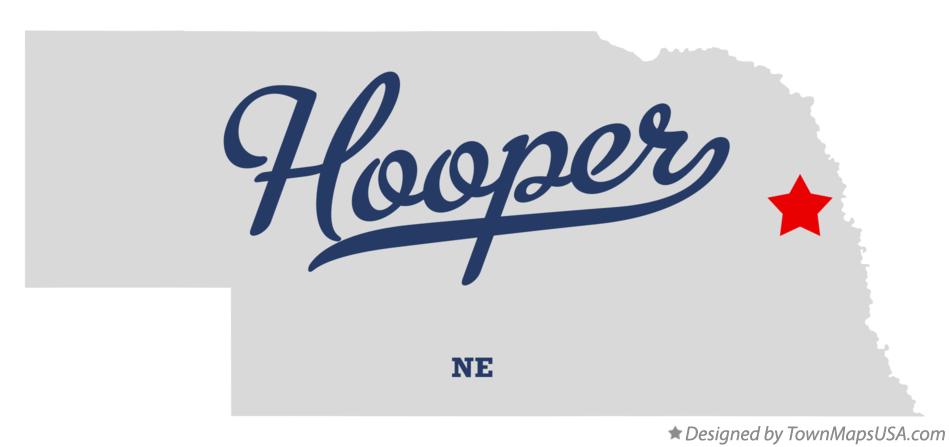 Map of Hooper Nebraska NE