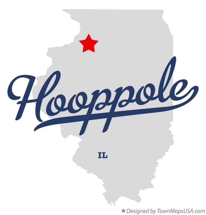 Map of Hooppole Illinois IL