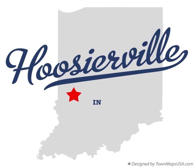 Map of Hoosierville Indiana IN