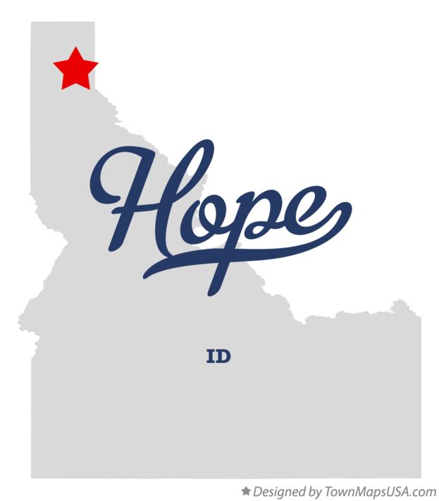Hope Idaho Map 
