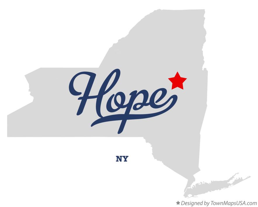 Map of Hope New York NY