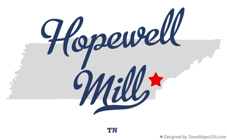 Map of Hopewell Mill Tennessee TN