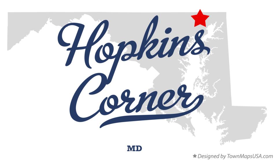 Map of Hopkins Corner Maryland MD