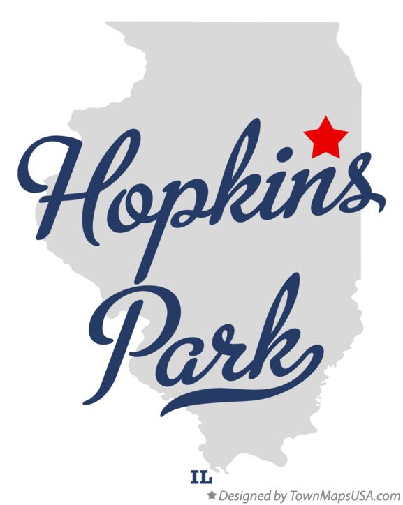 Map of Hopkins Park Illinois IL
