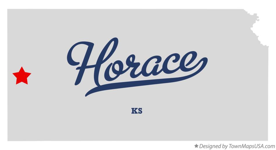 Map of Horace Kansas KS