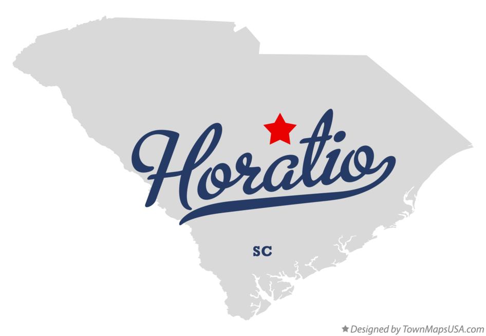 Map of Horatio South Carolina SC